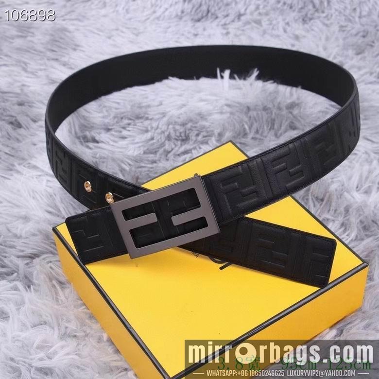 Fendi Belt 38mmX95-125cm 7D89