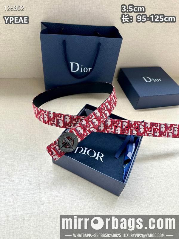 Dior belt 35mmX95-125cm 8L17