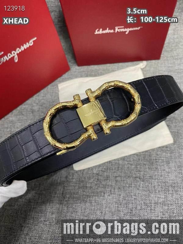 Ferragamo belt 35mmX100-125cm 8L39