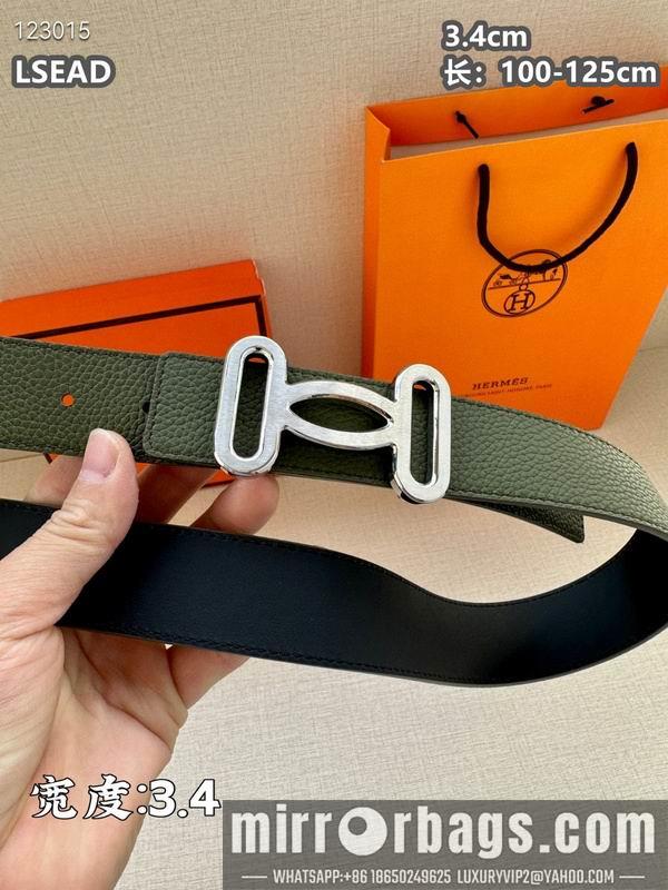 Hermes belt 34mmX100-125cm 8L07