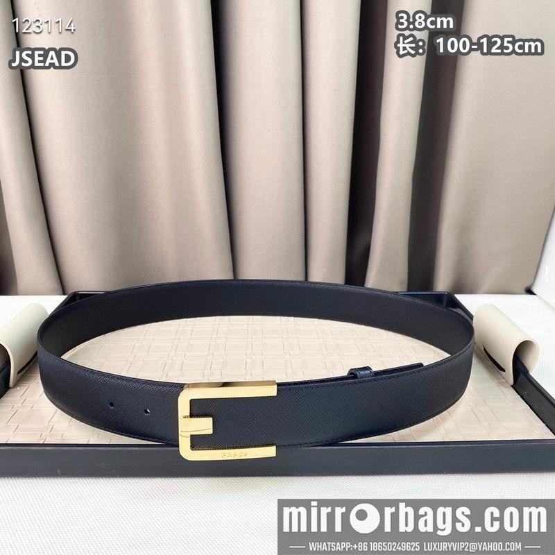 Prada belt 38mmX100-125cm 8L06