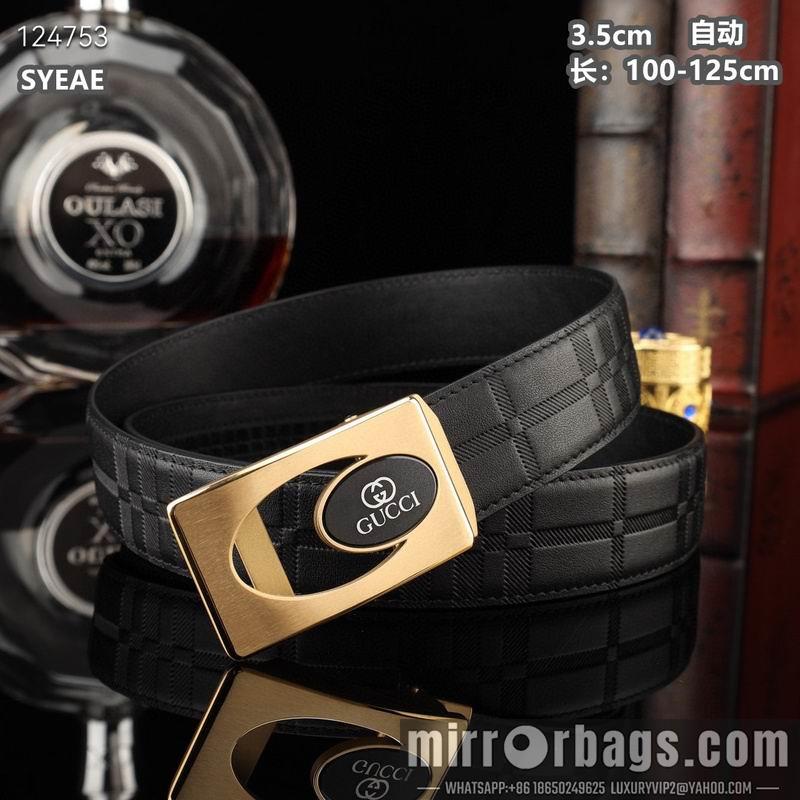 Gucci belt 35mmX100-125cm 8L24