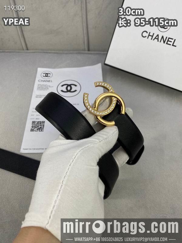 Chanel belt 30mmX95-115cm 8L040803
