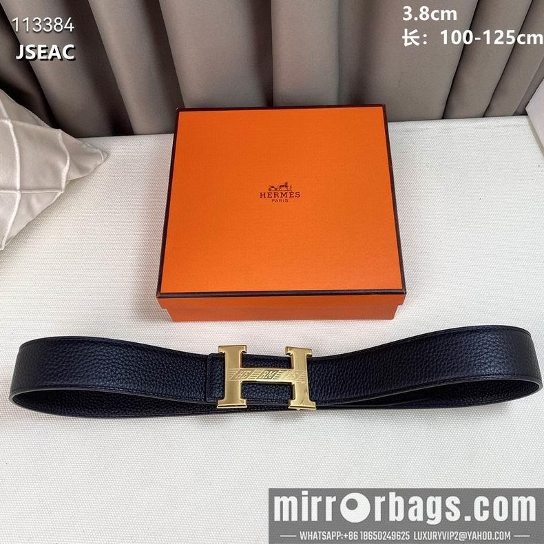 Hermes belt 38mmX100-125cm 8L082501