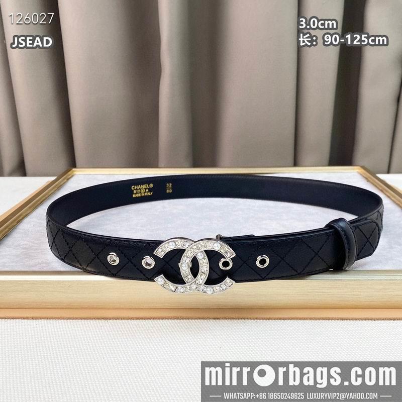 Chanel belt 30mmX90-125cm 8L14