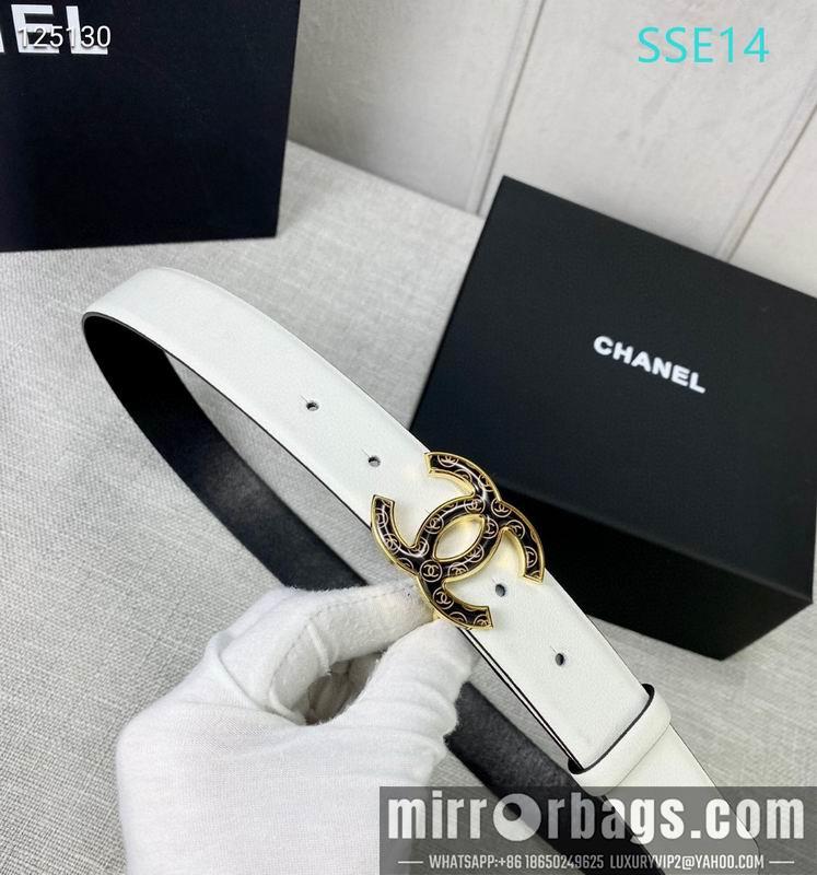 Chanel belt 30mmX95-125cm XH01