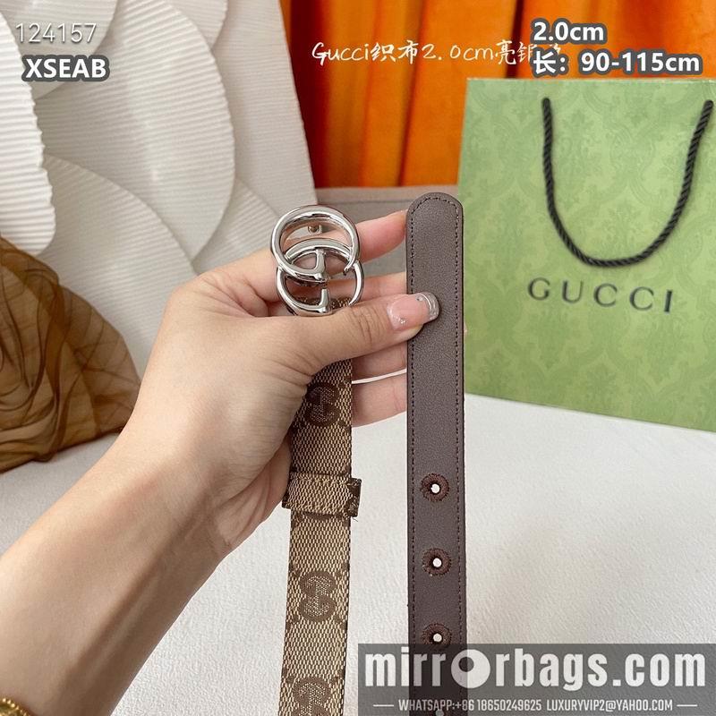 Gucci belt 20mmX90-115cm 8L18