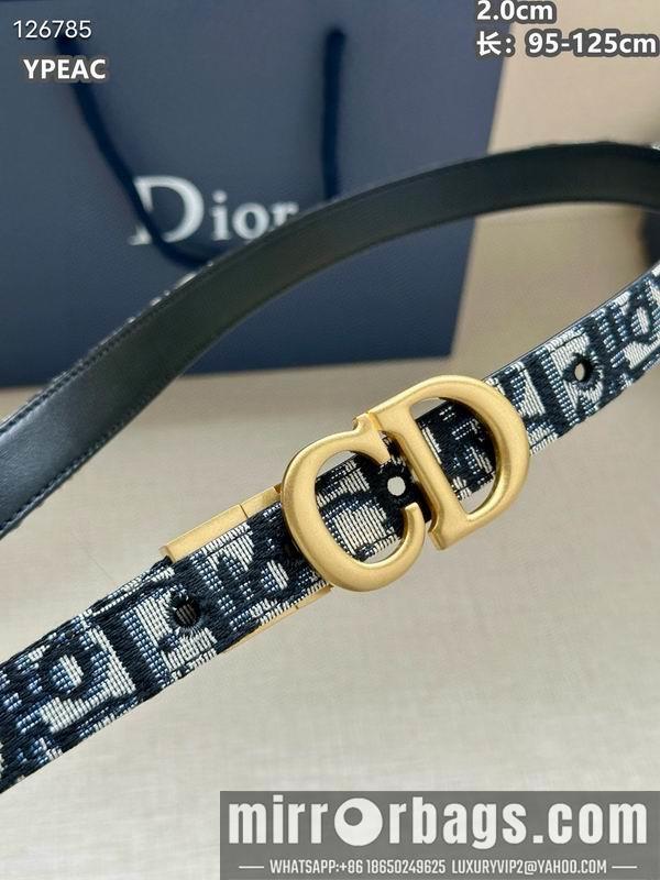 Dior belt 20mmX95-125cm 8L22