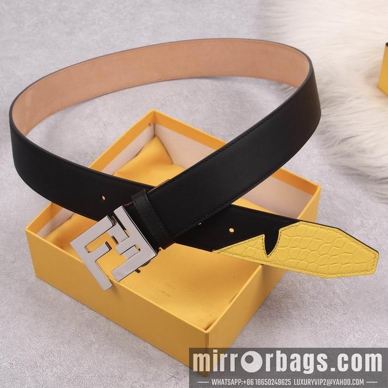 Fendi Belt 38mmX95-125cm 7D34