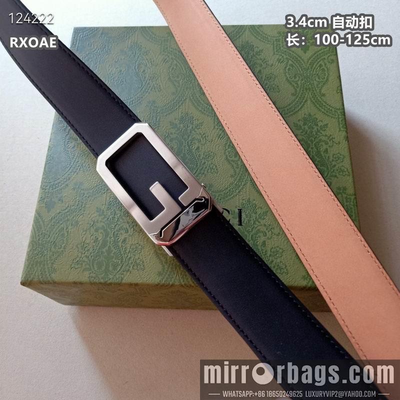 Gucci belt 34mmX100-125cm 8L23