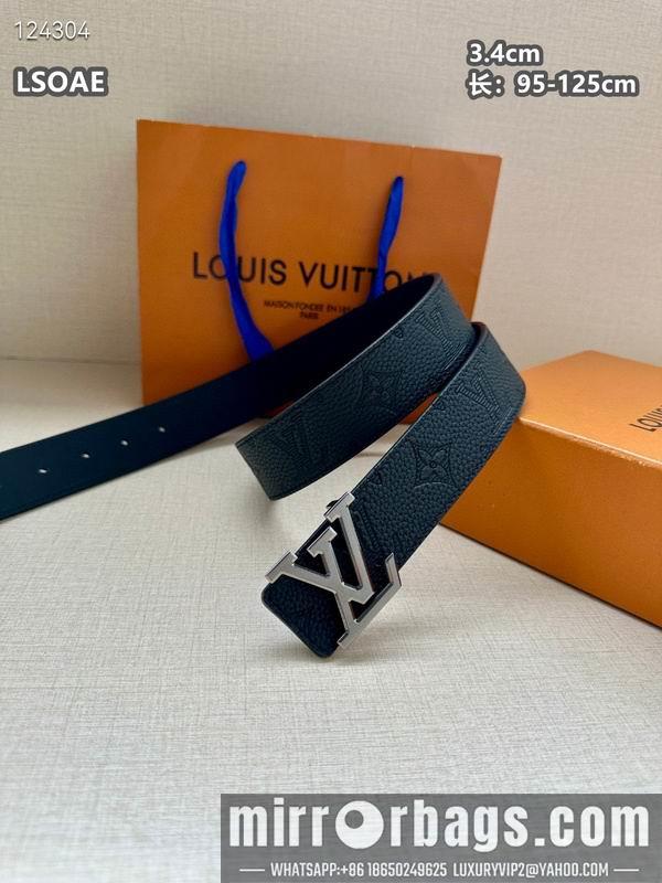 LV belt 34mmX95-125cm 8L22