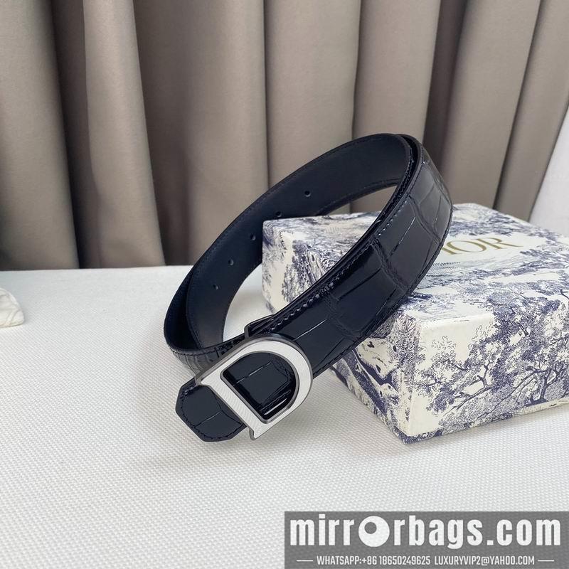 Dior belt 35mmX95-125cm 7D19