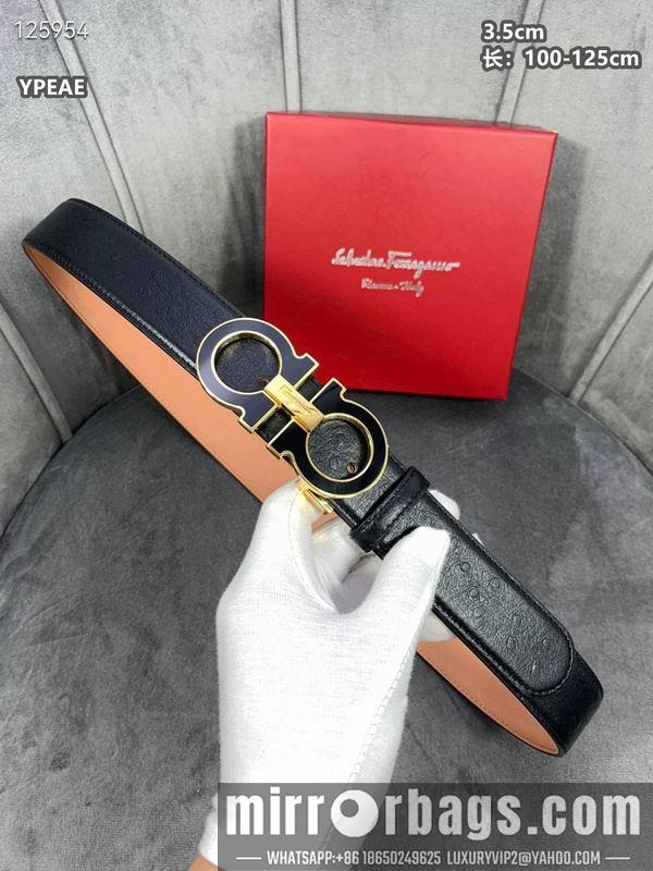 Ferragamo belt 35mmX100-125cm 8L19
