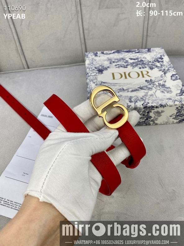 Dior Belt 20mmX90-115cm 8L04