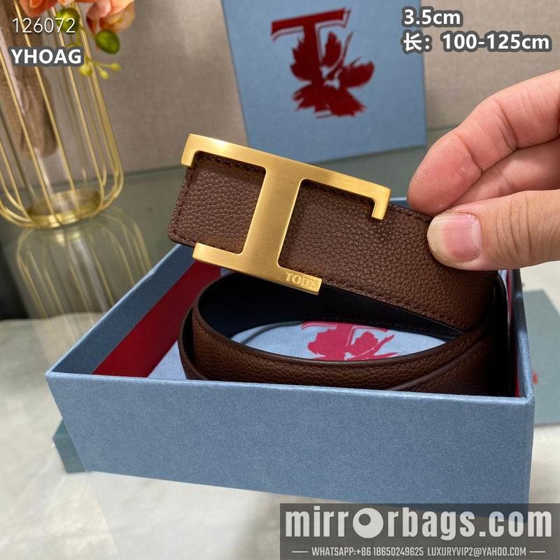 Tod's belt 35mmX100-125cm 8L07