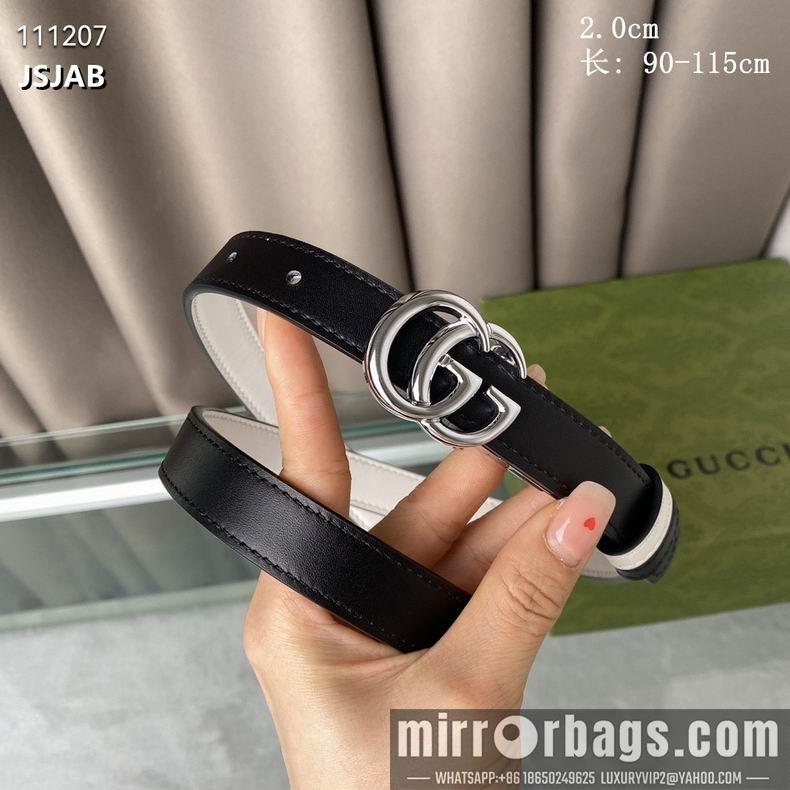 Gucci Belt 20mm 90-115cm 8L01