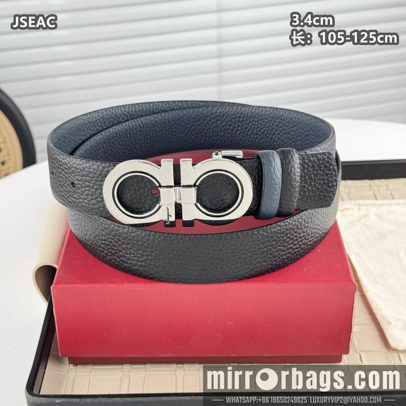 Ferragamo belt 34mmX105-125cm 8L16