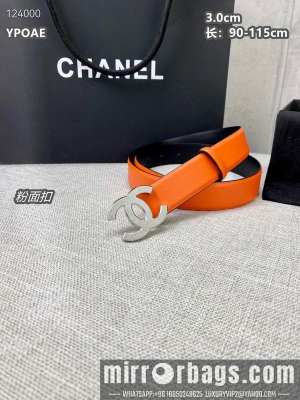 Chanel belt 30mmX90-115cm 8L09