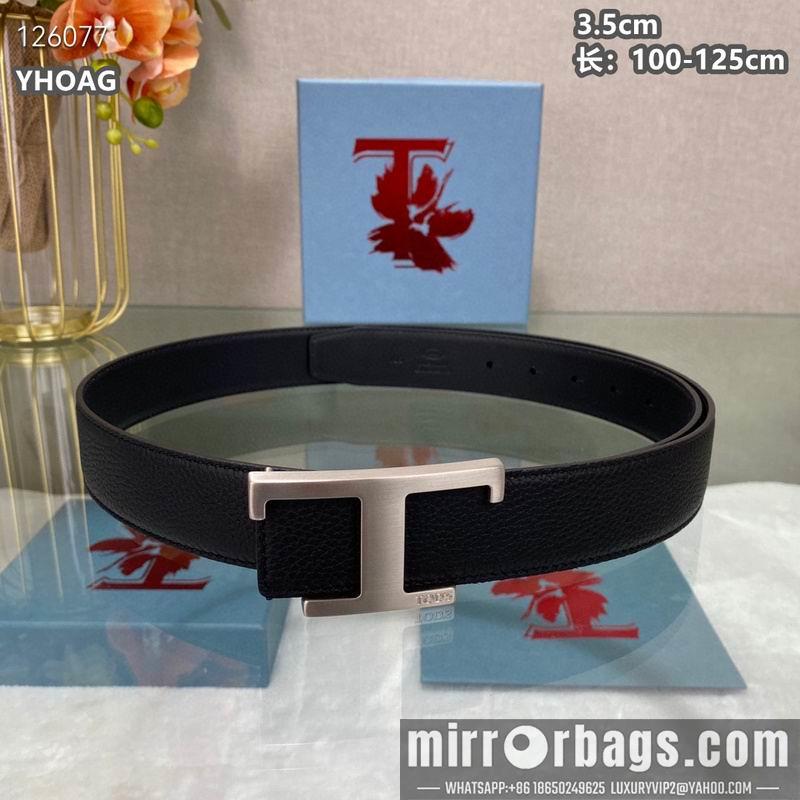 Tod's belt 35mmX100-125cm 8L07