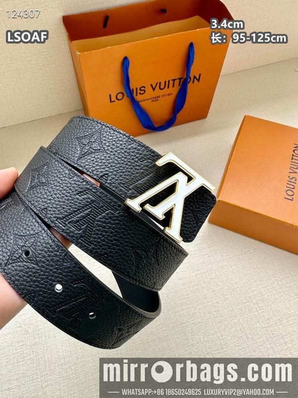 LV belt 34mmX95-125cm 8L25