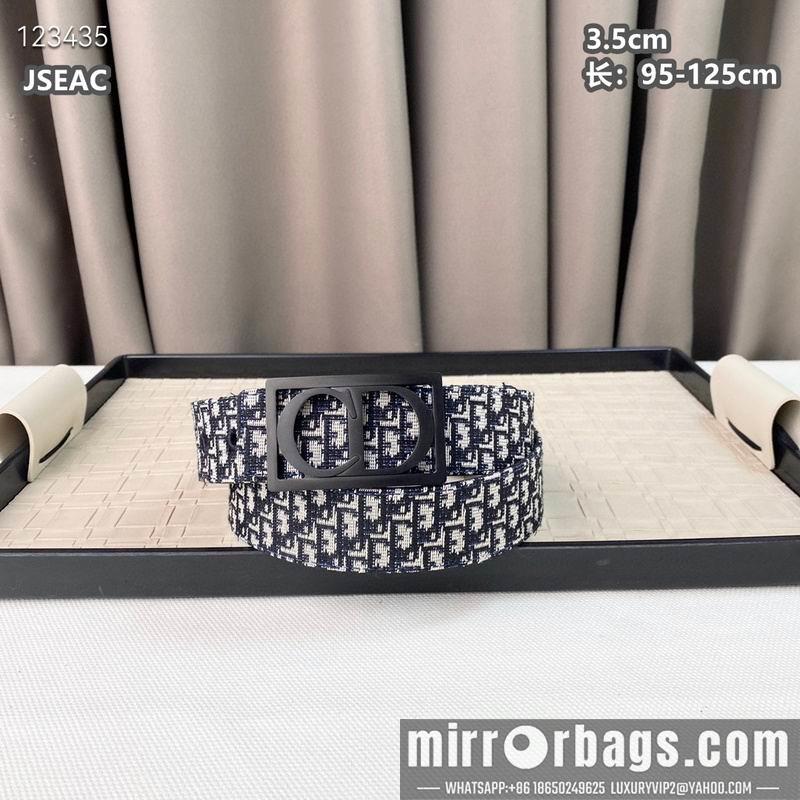 Dior belt 35mmX95-125cm 8L25