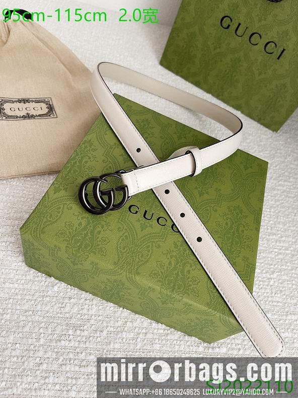 Gucci belt 20mmX95-115cm 7D02
