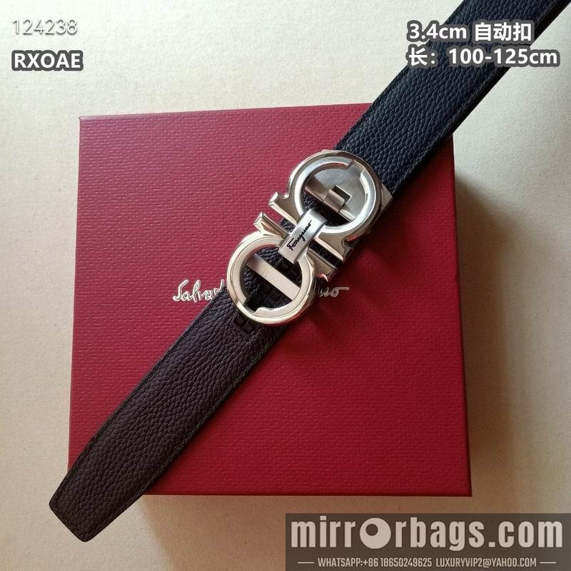 Ferragamo belt 34mmX100-125cm 8L08