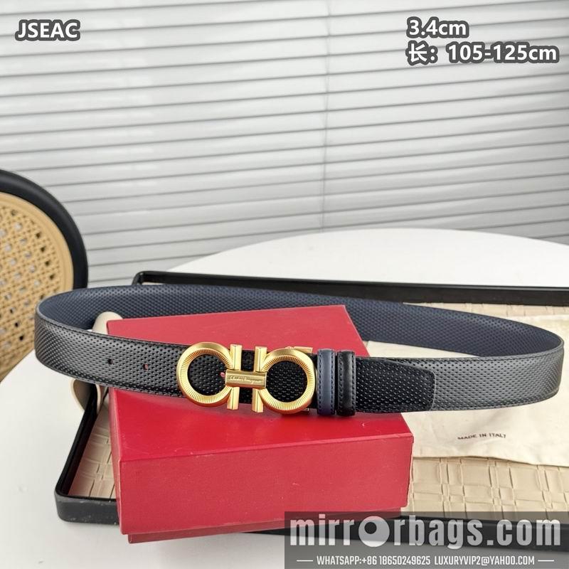 Ferragamo belt 34mmX105-125cm 8L15