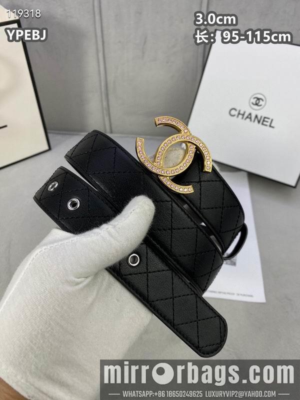 Chanel belt 30mmX95-115cm 8L040805