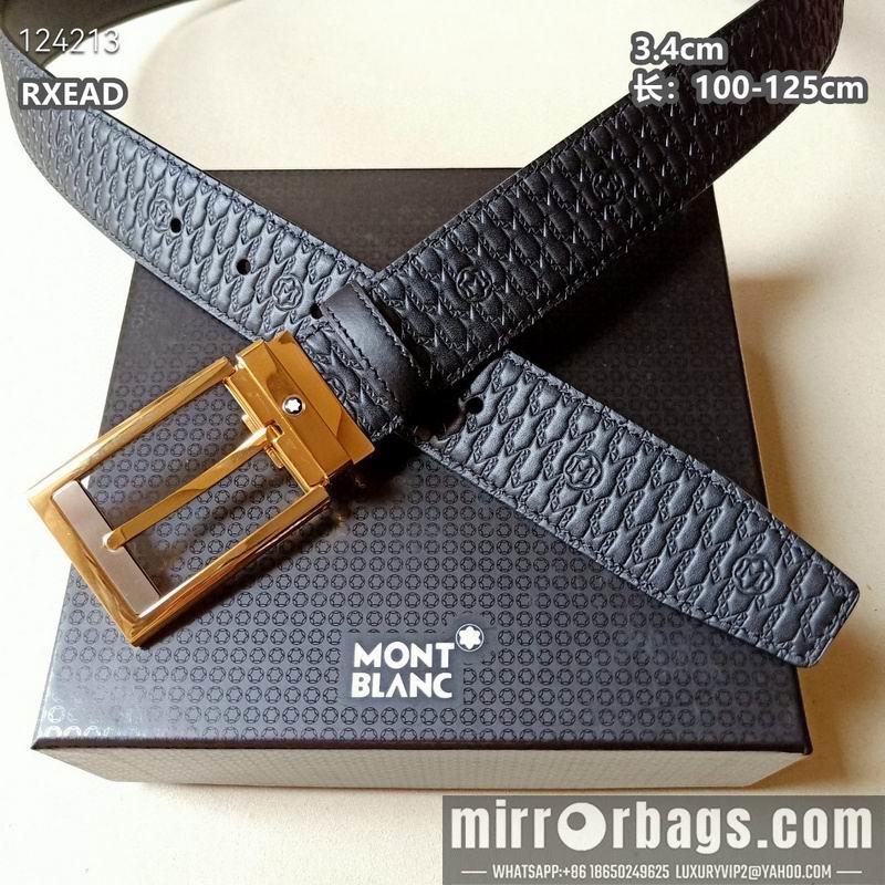 Montblanc belt 34mmX100-125cm 8L06