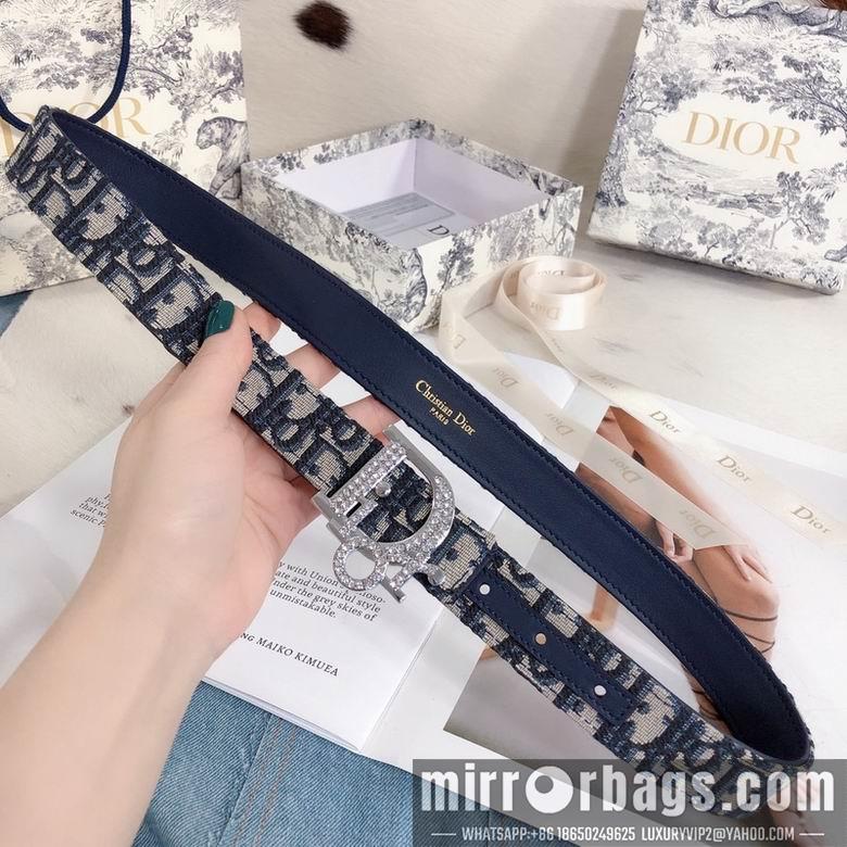 Dior Belt 30mmX95-110cm 7d06