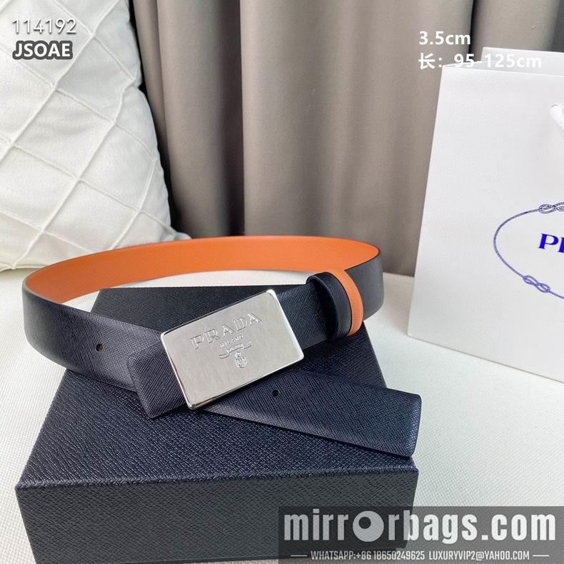 Prada belt 35mmX95-125CM 8L22