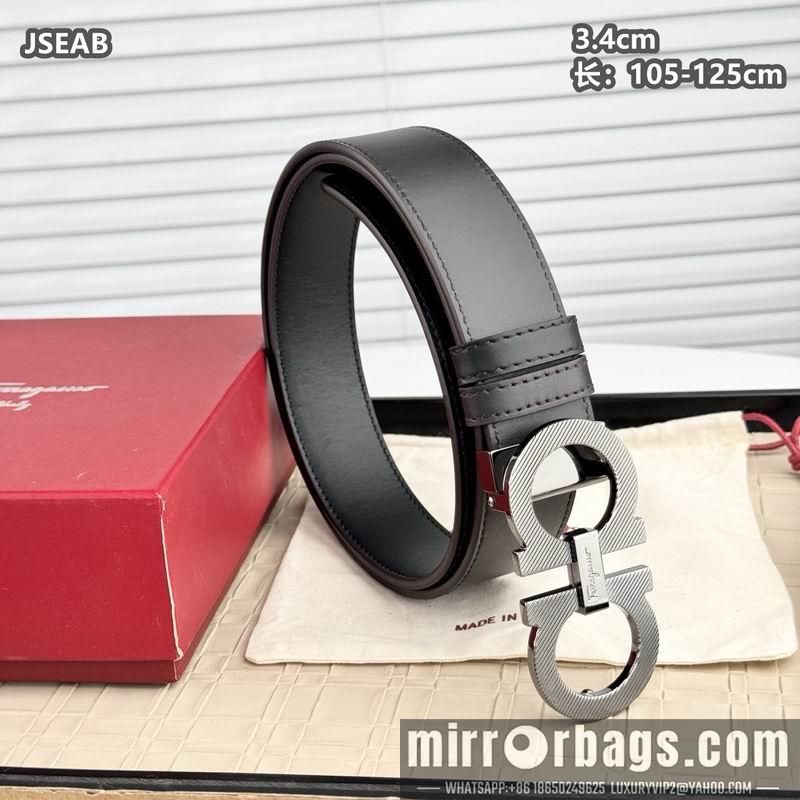 Ferragamo belt 34mmX105-125cm 8L12