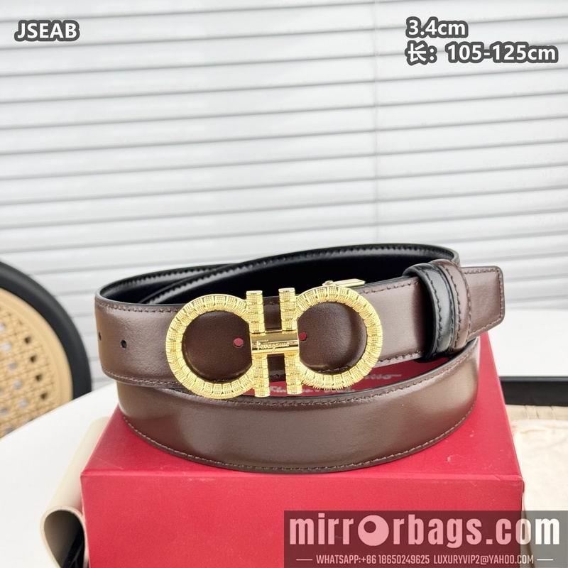 Ferragamo belt 34mmX105-125cm 8L11