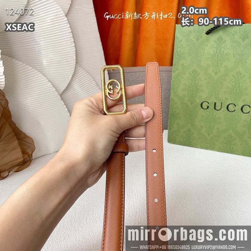 Gucci belt 20mmX90-115cm 8L20
