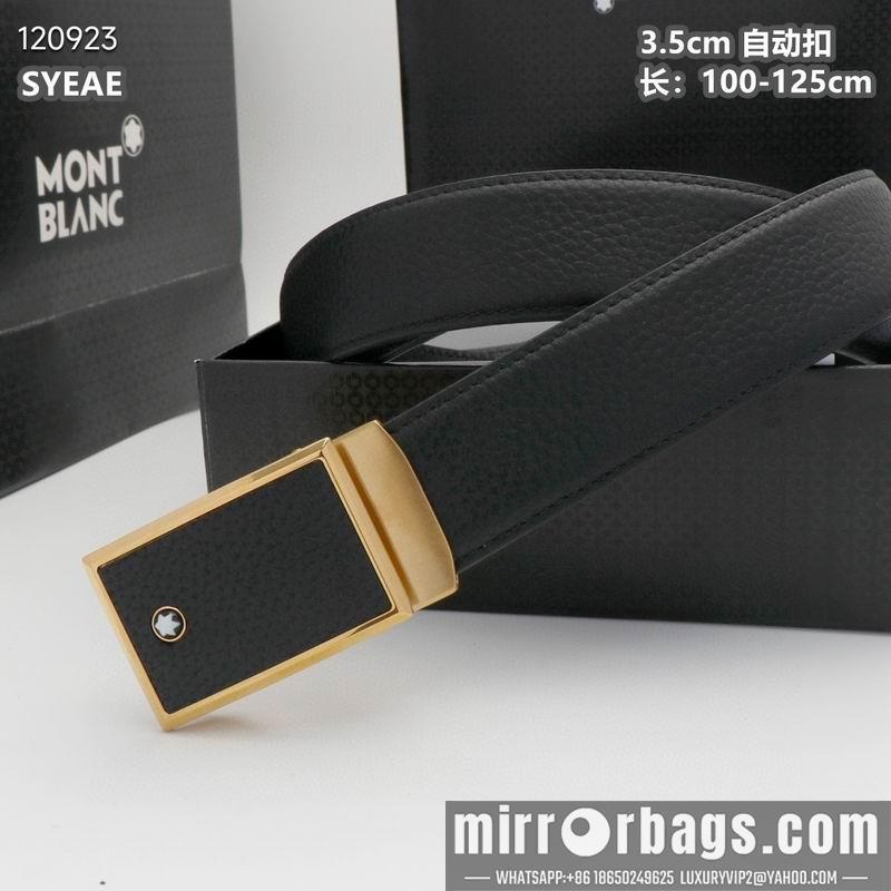Montblanc belt 自动扣 35mmX100-125cm 8L072010