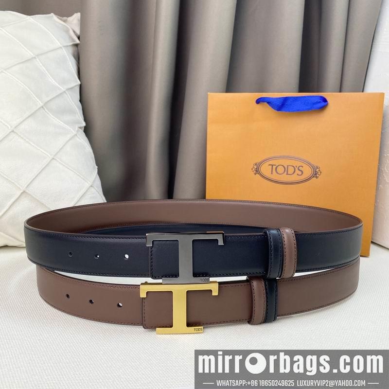 Tod's belt 34mmX95-125cm 7D01