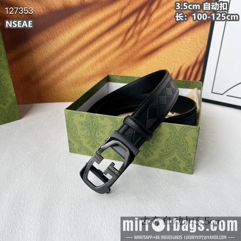 Gucci belt 35mmX100-125cm 8L80