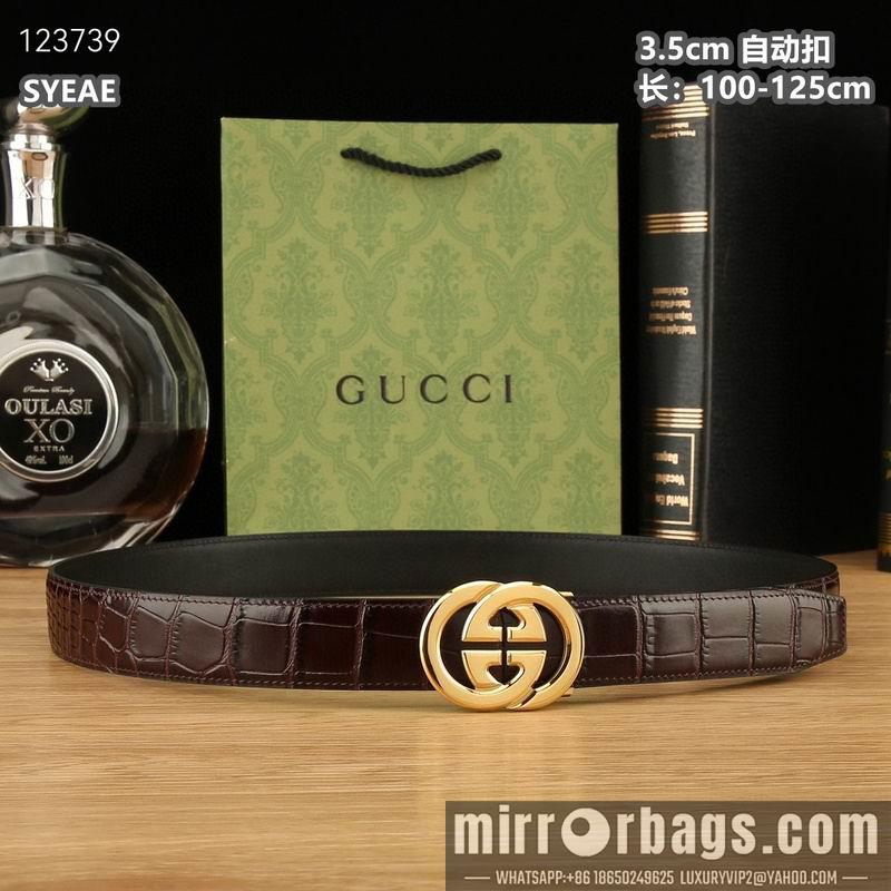 Gucci belt 35mmX100-125cm 8L59