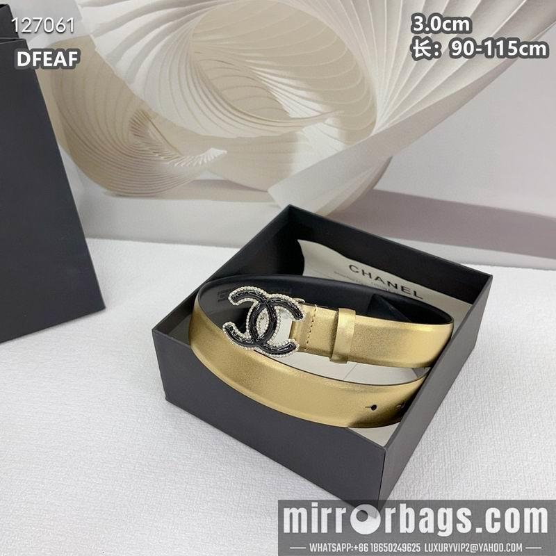 Chanel belt 30mmX90-115cm 8L36