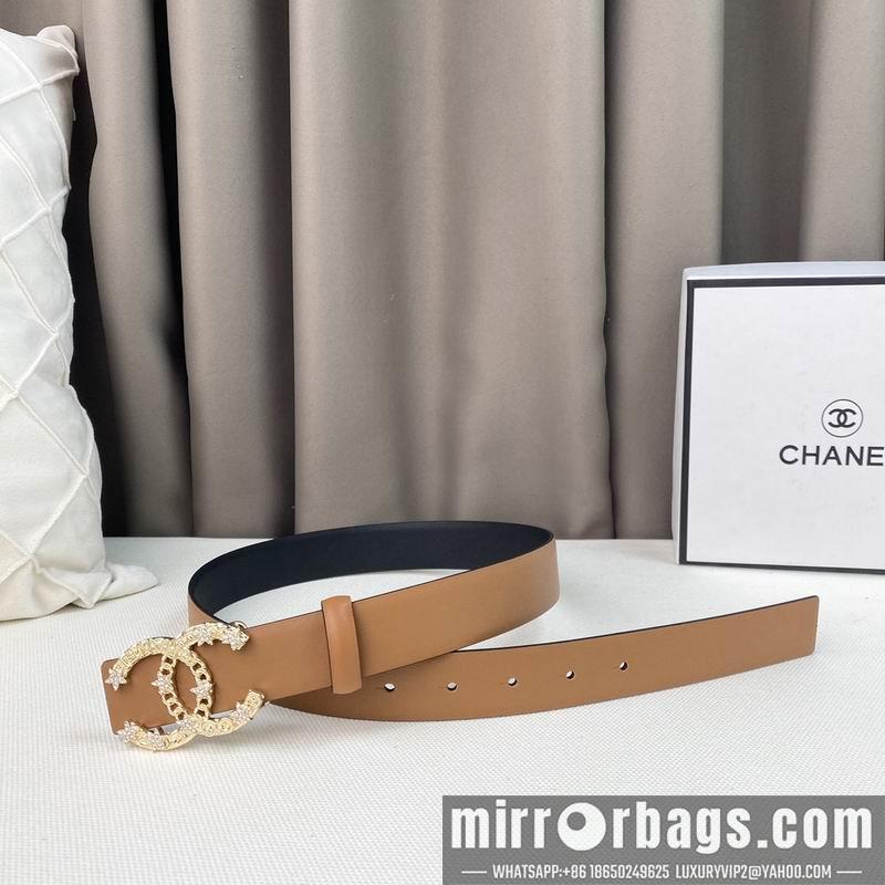 Chanel belt 30mmX90-115cm 7D07