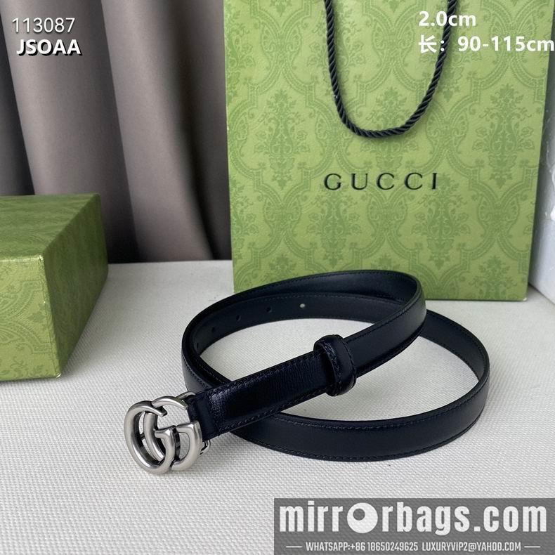 Gucci belt 20mmX90-115cm 8L14