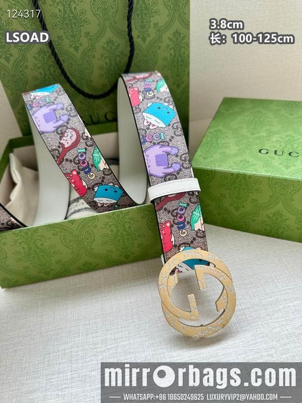 Gucci belt 38mmX100-125cm 8L32