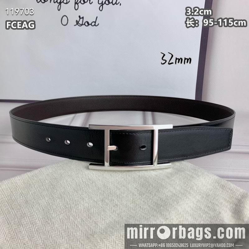 Hermes belt 32mmX95-115cm 8L040802