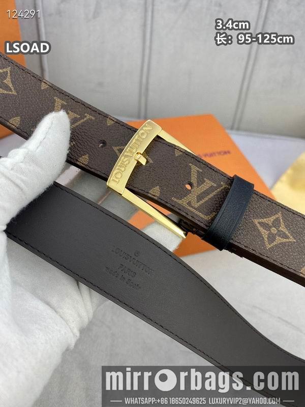 LV belt 34mmX95-125cm 8L24