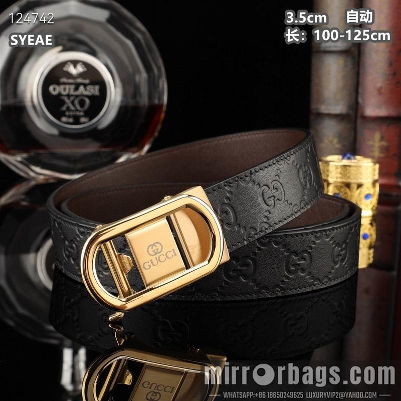 Gucci belt 35mmX100-125cm 8L31