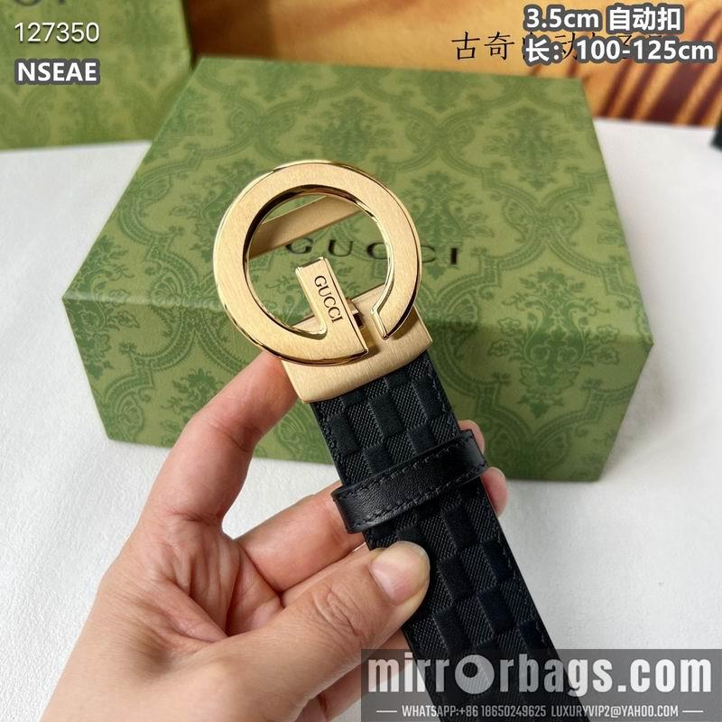 Gucci belt 35mmX100-125cm 8L79