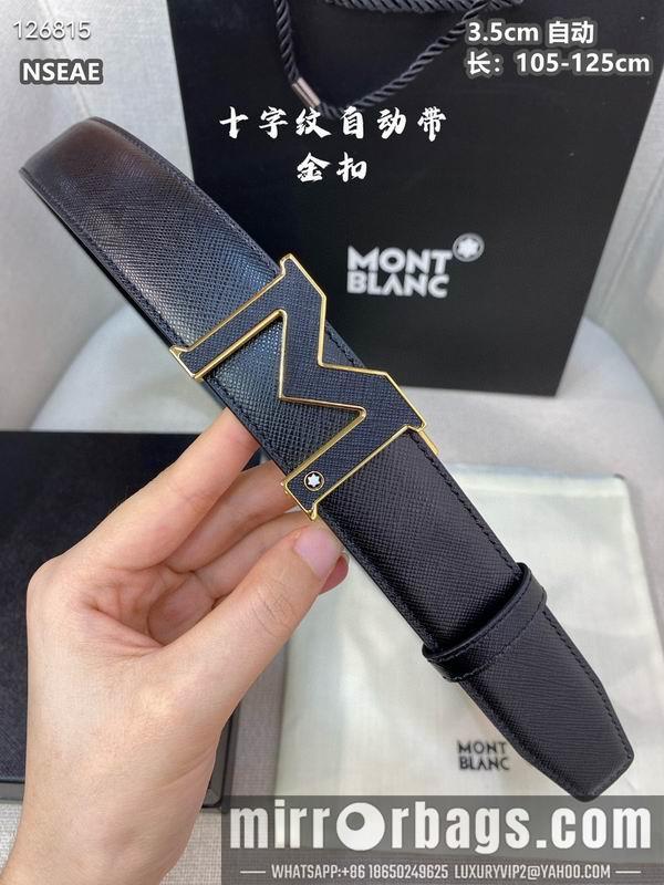Montlanc belt 35mmX105-125cm 8L61