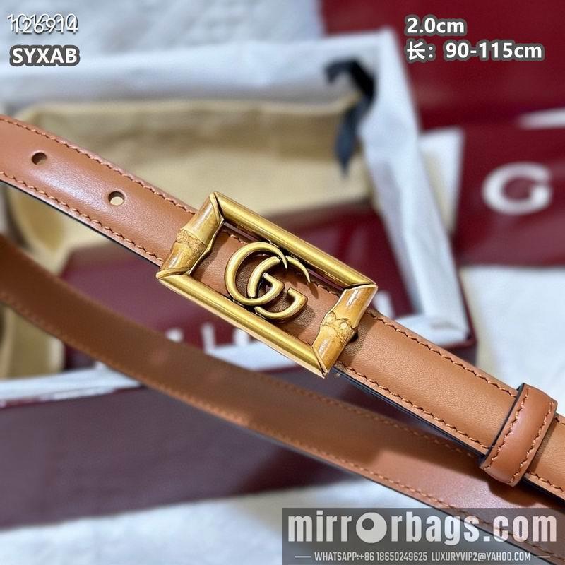 Gucci belt 20mmX90-115cm 8L25
