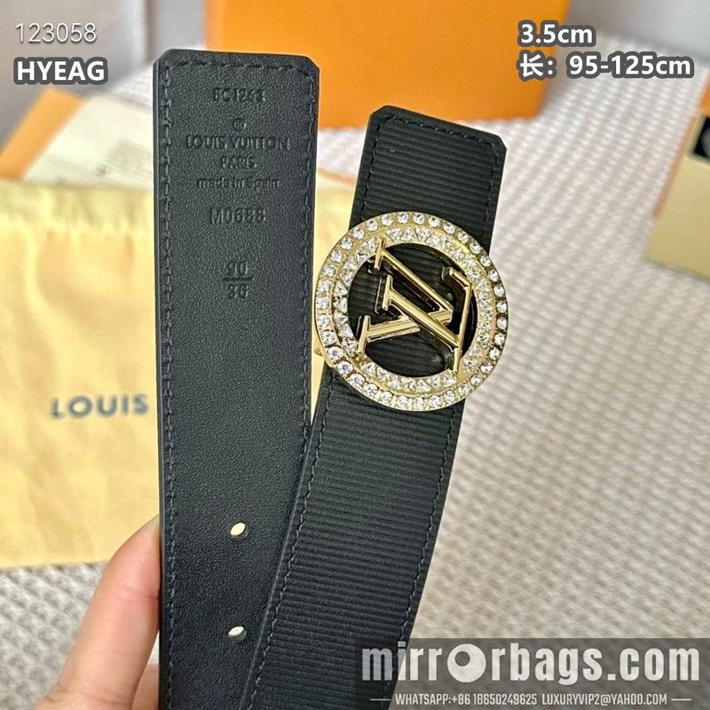 LV belt 35mmX95-125cm 8L01